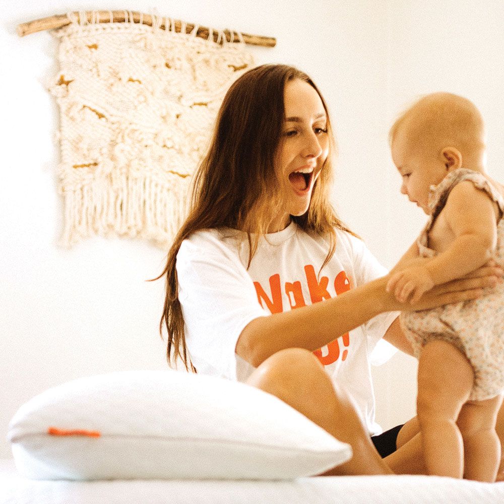 Made with foams that feel good, and you can feel good about.<sup>&reg;</sup>