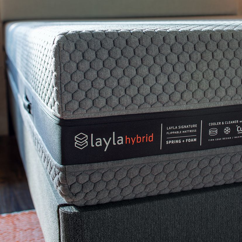 Layla Hybrid Mattress Corner Side