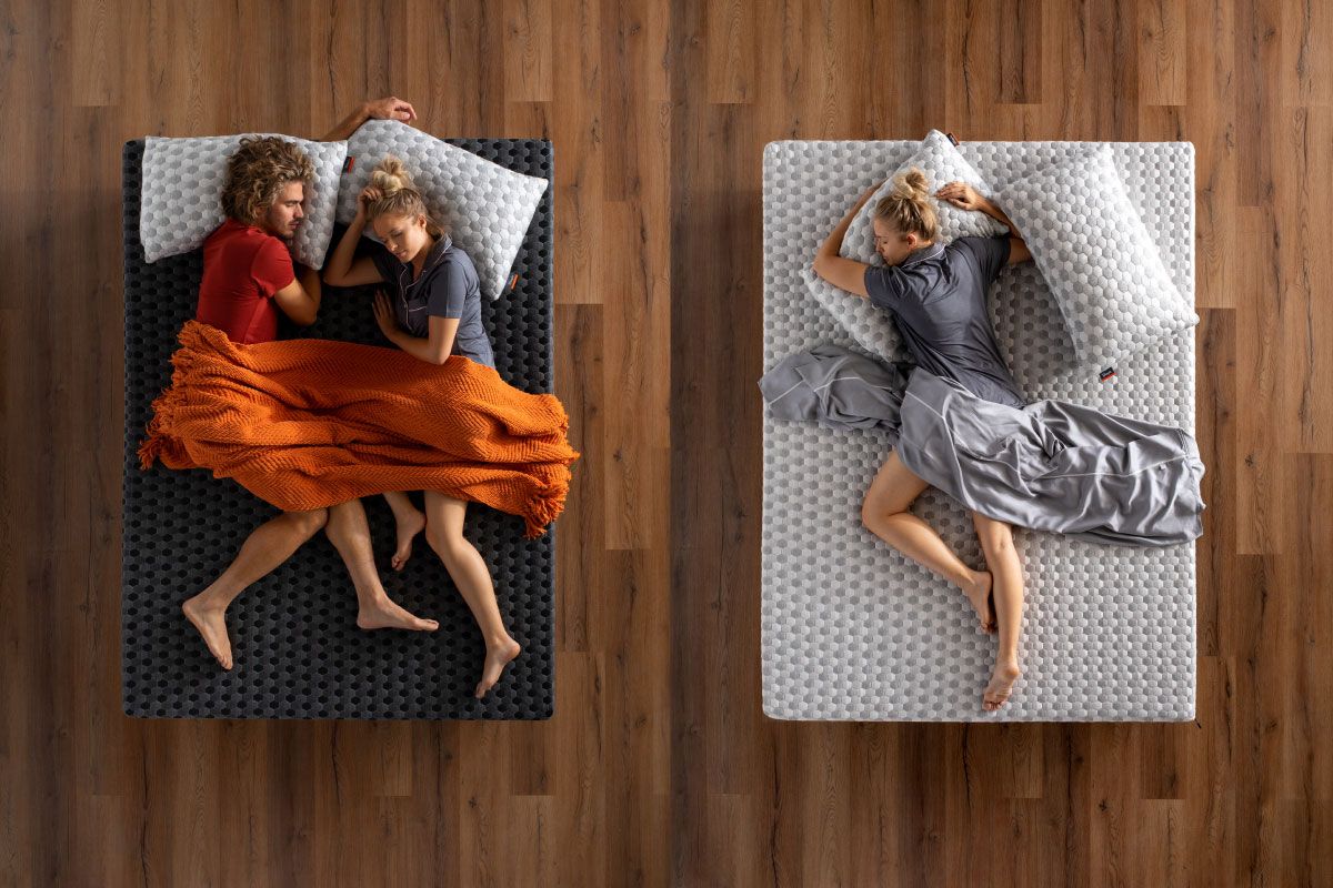 Woman laying on kapok pillow