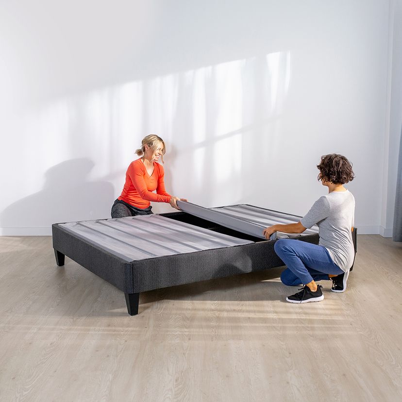 making bed with mattress